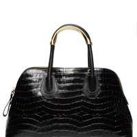 Bolsa Feminina Tiracolo Média Couro - Preto