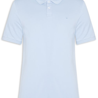 Polo Masculina Piquet Básica Rio - Azul