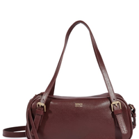 Bolsa Feminina Média Napa Glove - Vermelho