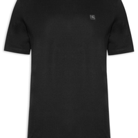 Camiseta Masculina Manga Curta Patch - Preto