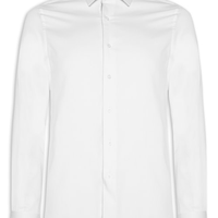 Camisa Social Masculina em Algodão - Branco
