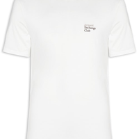 Camiseta Masculina Manga Curta Club Mini - Branco