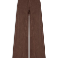 Calça Feminina De Veludo Dries - Marrom