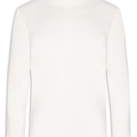 Suéter Masculino Gola Alta Com Blend De Lã E Cashmere - Off White