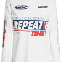 Camiseta Feminina Manga Longa Runner - Off White
