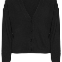 Cardigan Feminino Puro Cashmere - Preto