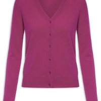 Cardigan Feminino Puro Cashmere - Rosa