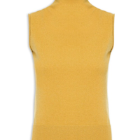 Blusa Feminina Gola Alta Puro Cashmere - Amarelo