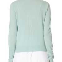 Cardigan Feminino Puro Cashmere - Azul