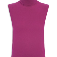 Blusa Feminina Gola Alta Puro Cashmere - Roxo