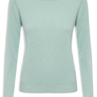 Suéter Feminino Puro Cashmere - Azul