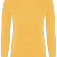 Suéter Feminino Puro Cashmere - Amarelo
