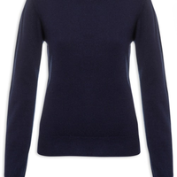 Suéter Feminino Puro Cashmere - Azul