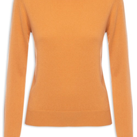 Suéter Feminino Puro Cashmere - Laranja