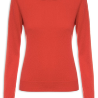 Suéter Feminino Puro Cashmere - Vermelho