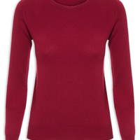 Sweater Feminino Puro Cashmere - Vermelho