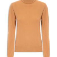 Blusa Feminina Gola Rolê Puro Cashmere - Laranja