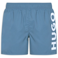 Short Beachwear Vertical Logo Abas Masculino - Azul