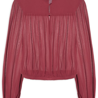 Blusa Feminina Cropped - Vermelho