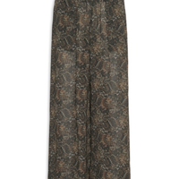 Calça Feminina Pantalona Pala Pregas - Verde