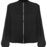Jaqueta Feminina Pesponto - Preto