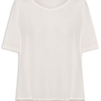 Camiseta Feminina Básica - Off White
