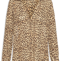 Camisa Feminina Ggt Estampa Onça - Animal Print