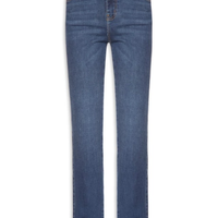 Calça Feminina Jeans Slim Barra Virada - Azul