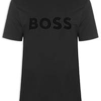 Camiseta Masculina Relaxed Fit Stretch Cotton Ts Iconic Logo - Preto