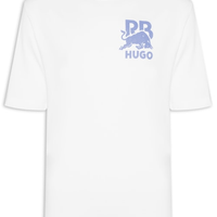 Camiseta Masculina Manga Curta Delel - Collab Red Bull - Branco