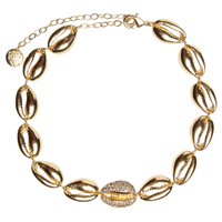 Colar Feminino Choker Akumal Metal - Dourado