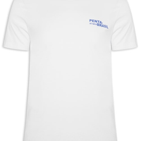 Camiseta Masculina Estampada Just Have In Brasil Branco