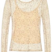 Blusa Feminina Tule Flex Bege
