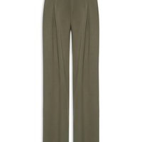 Calça Feminina Moletom com Pregas Verde