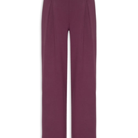 Calça Feminina Moletom com Pregas Vermelho