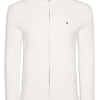 Suéter Masculino Com Zíper Essential Regular Fit Branco