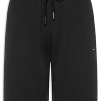 Bermuda Masculina Global Stripe em Moletom Preto