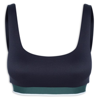 Top Alça Reta Liso - Azul
