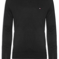 Suéter Masculino Essential Regular Fit V - Preto