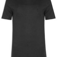 Camiseta Masculina Estampada Invest Happiness - Preto