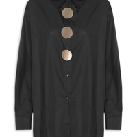 Camisa Feminina Oversized - Preto