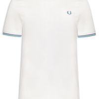 Camiseta Masculina Twin Tipped Regular Fit Em Algodão - Branco