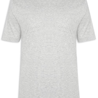 Camiseta Masculina Pima Manga Curta - Cinza