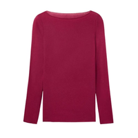 Blusa Manga Comprida Em Cashmere Ultralight - Vermelho