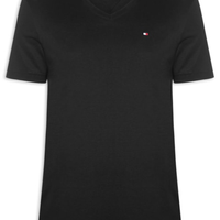 Camiseta Masculina Regular Fit V-Nk Pima Cotton - Preto