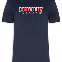 Camiseta Masculina Regular Fit Bordado Com Aplicação - Azul
