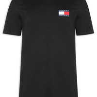 Camiseta Masculina Regular Fit Essential Flag Preto
