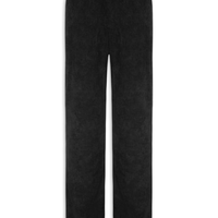 Calça Masculina Reta Em Cotelê - Preto