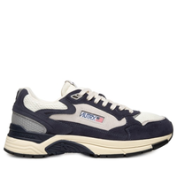 Tênis Masculino Hyperway Low Man Suede Bicolor Mesh - Azul