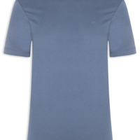 Camiseta Masculina Cotton Jersey Crew Neck Thompson 01 - Azul